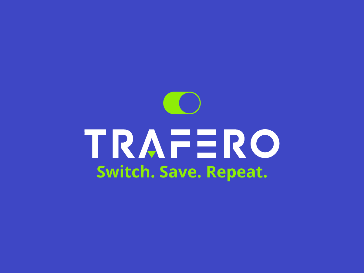 Trafero switch logo, representing automatic energy provider switching to protect customers from rising costs